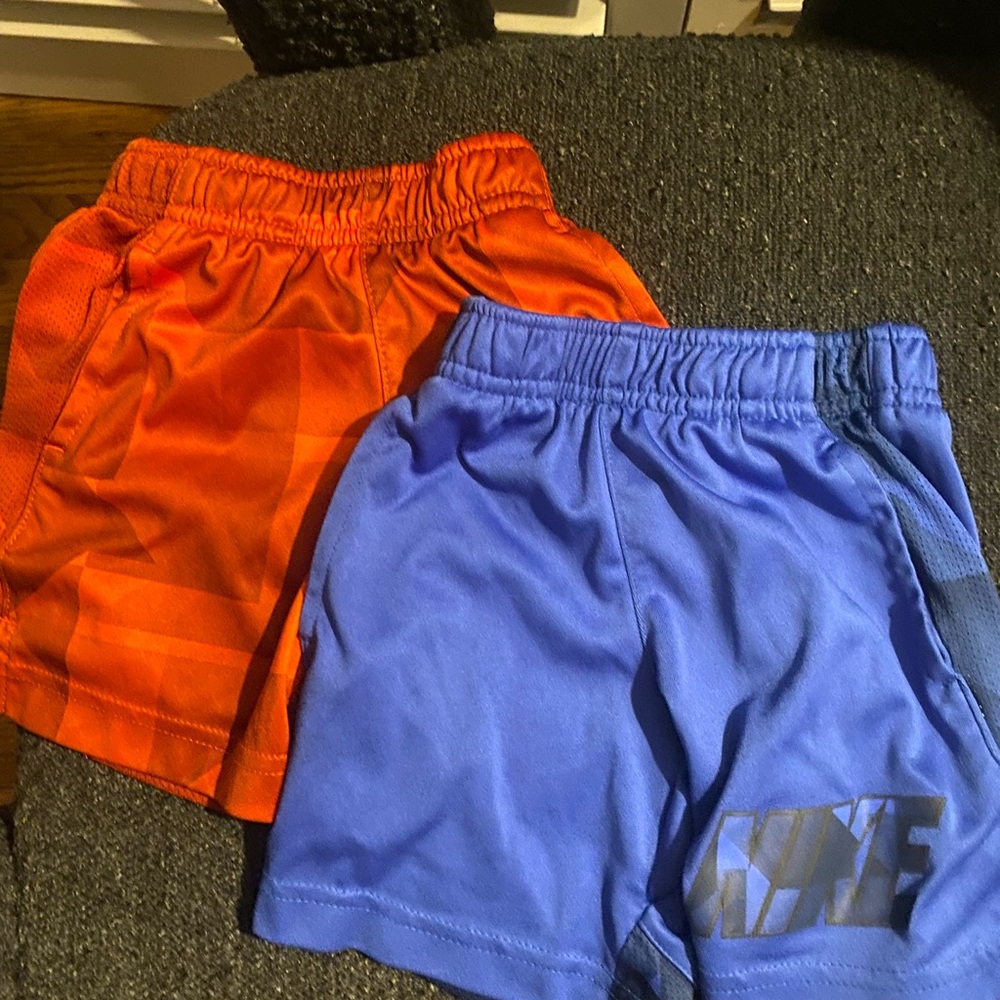 Nike Kids' Red and Blue Shorts